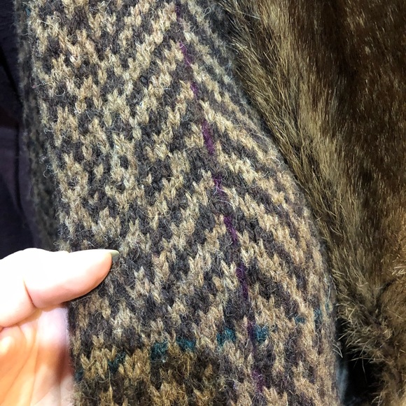 VTG Ralph Lauren Fur and Wool Sweater - Picture 3 of 4